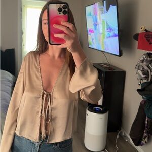 Elegant gold Women's Top